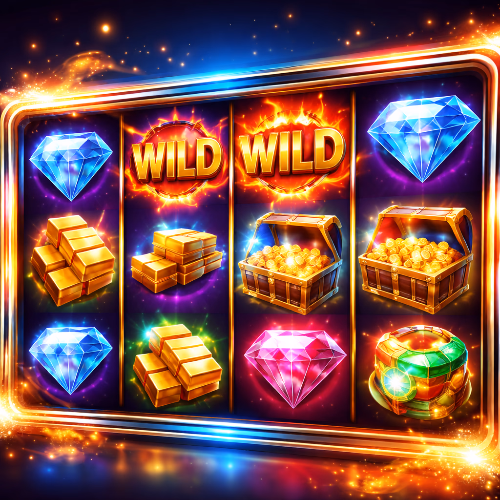 Delighted Bangladeshi player watching golden coins cascade from a vibrant digital slot machine screen at MJL999